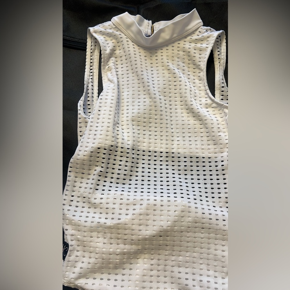 Kandi Kouture YXL white leotard